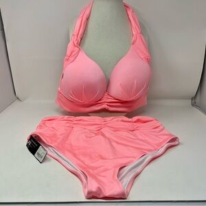 NWT Agua Menta pink bikini in perfect condition size XL
